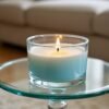 Aqua Glow Jar Candle