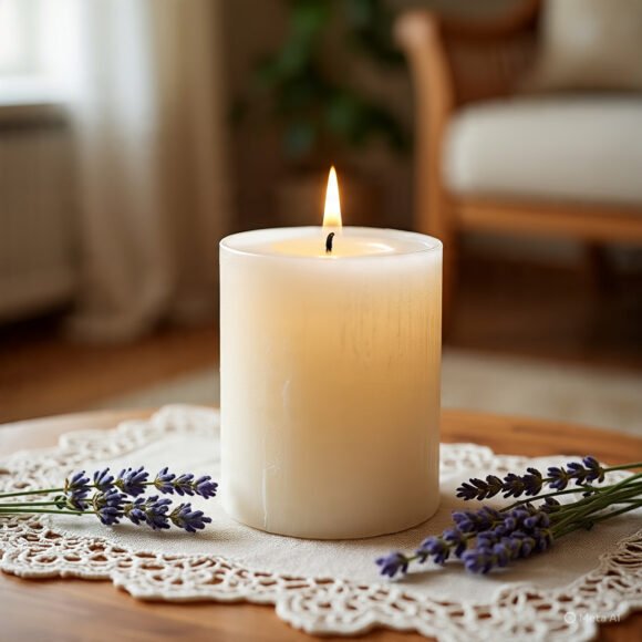 Sereni Pillar Scented Candle