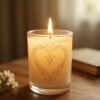 Heart Glow Jar Candle