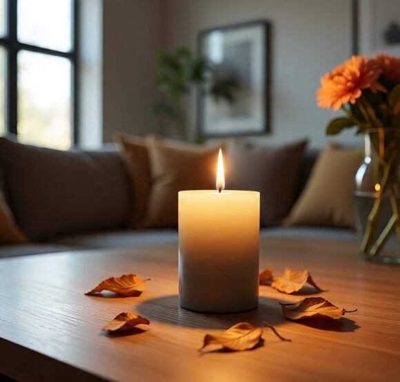 Glow Nest Pillar Candle